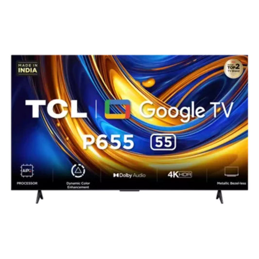 TCL 140 cm (55 inch) 4K Ultra HD LED Google TV (55P655)