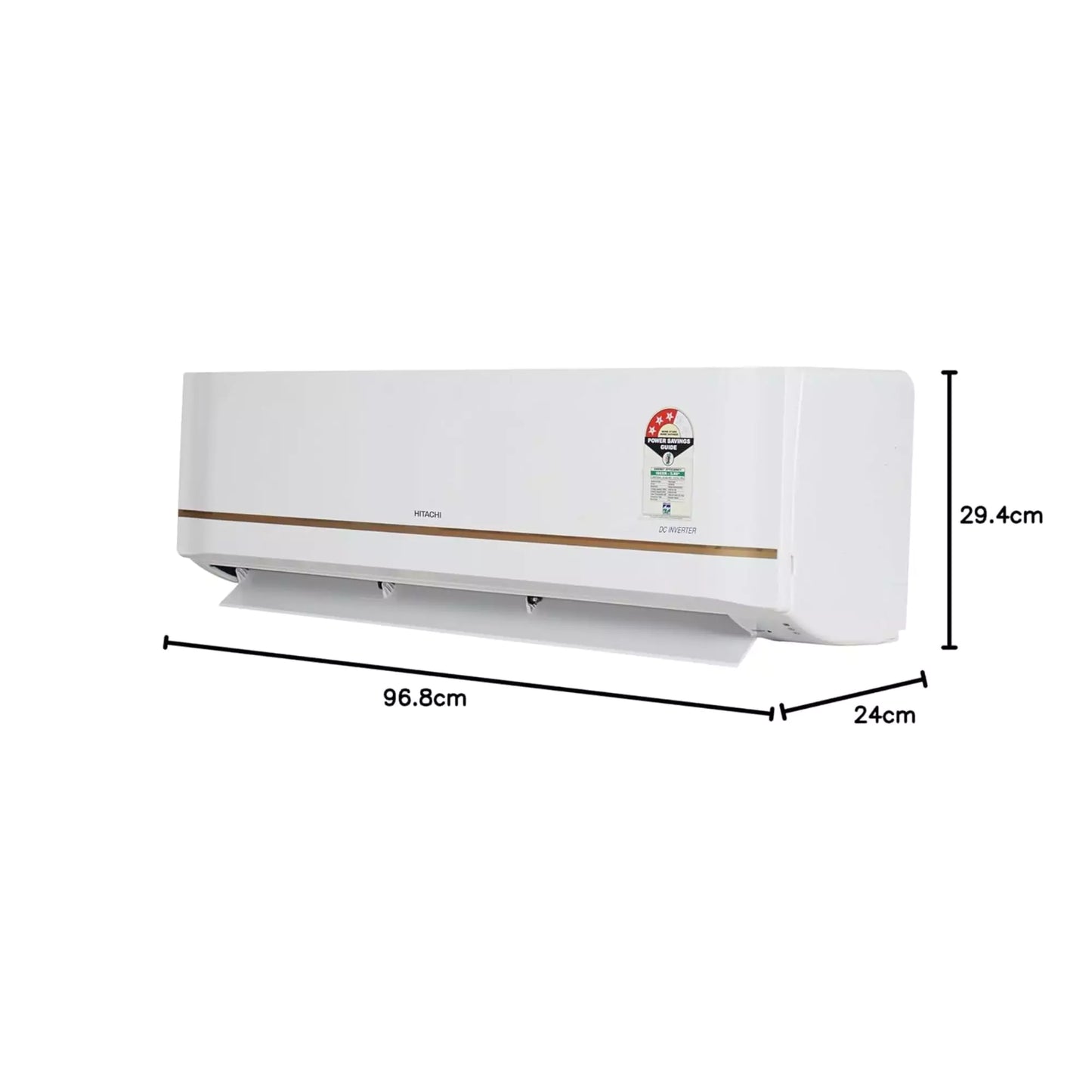 Hitachi 1.5 Ton 3 Star - Wave Blade Design Technology- Unlike the conventional straight blades, our unique Sine Wave Blade Design and the bigger blower size, ensures air cutting noise reduction and far reaching maximum air volume.