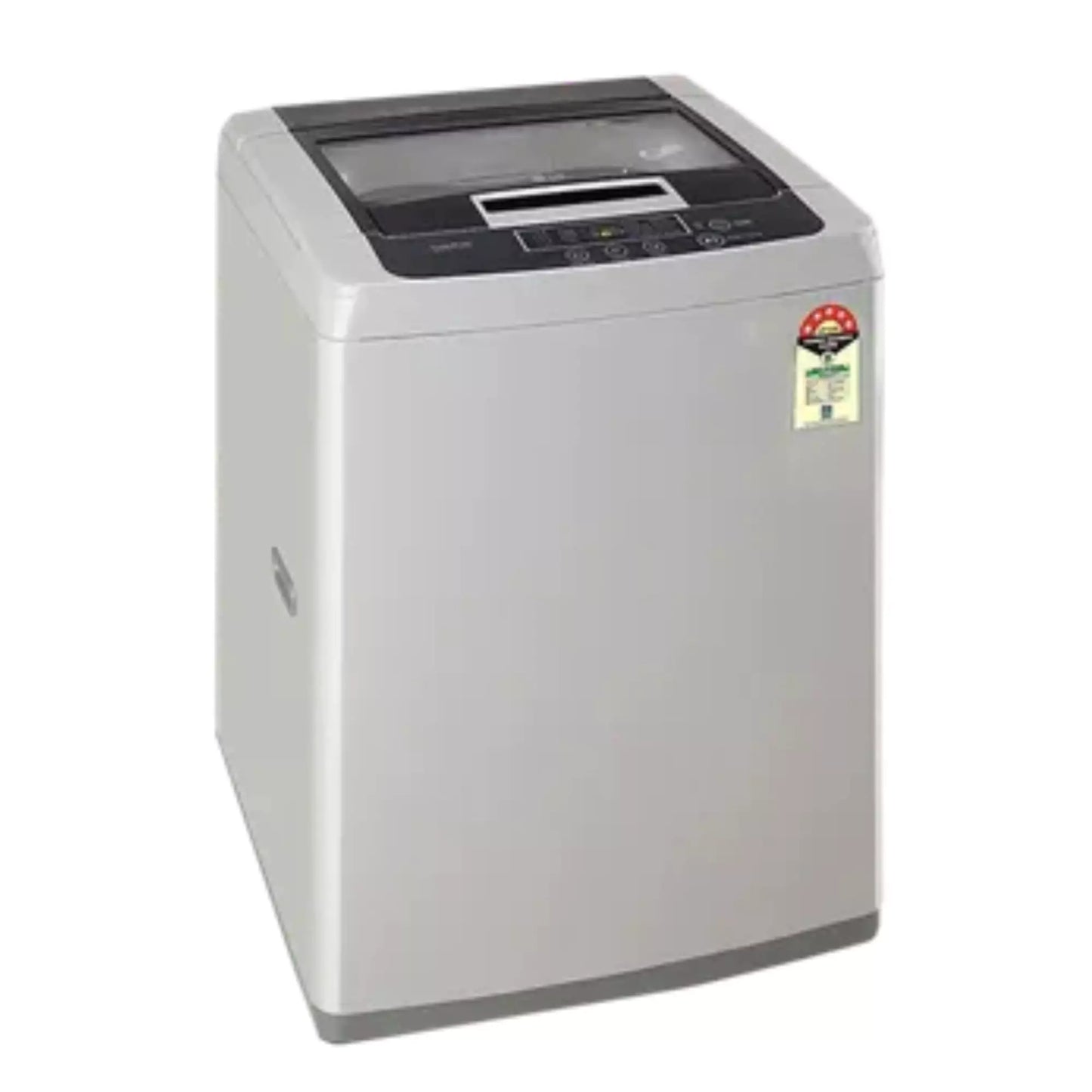 LG 7.5 kg Fully Automatic Top Load Washing Machine Silver  (T75SKSF1Z)