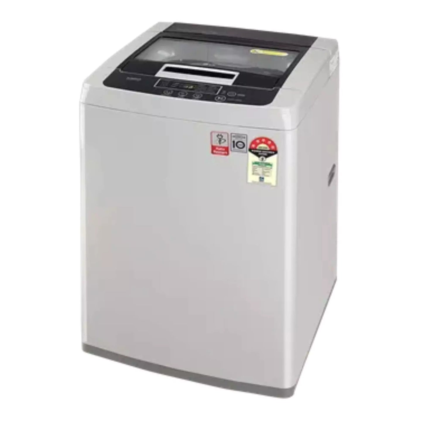 LG 7.5 kg Fully Automatic Top Load Washing Machine Silver  (T75SKSF1Z)