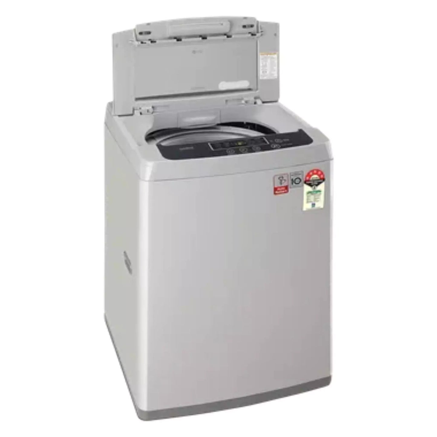 LG 7.5 kg Fully Automatic Top Load Washing Machine Silver  (T75SKSF1Z)