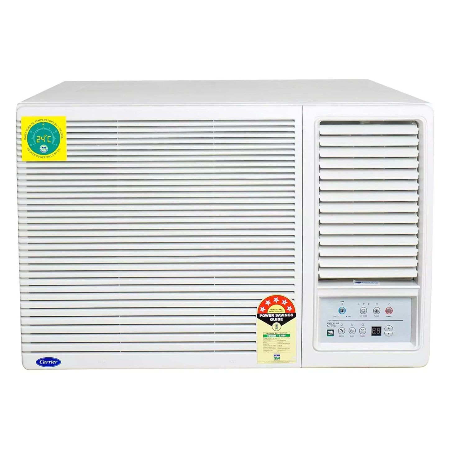 Carrier 1.5Ton 5 Star Window Inverter Air Conditioner( 18K ESTRELLA EXI , White)