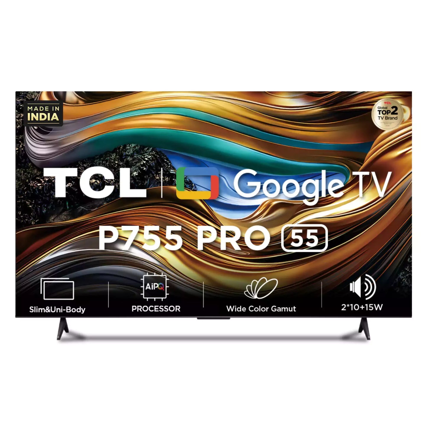 TCL 164 cm (65 inches) Bezel-Less Full Screen Series Ultra HD 4K Smart LED (65P635 Pro)