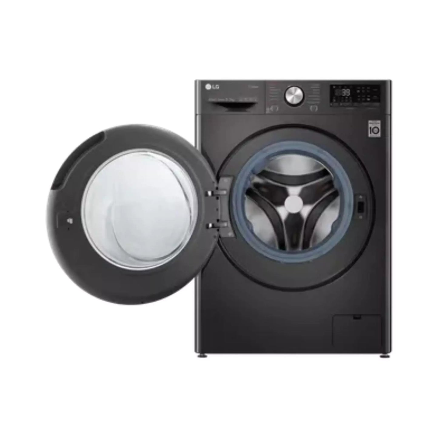 LG 9/5 kg 5 Star Fully Automatic Front Load Washer Dryer with  drum's tumbling motion ensures that every garment is treated with care, removing dirt and stains effectively.