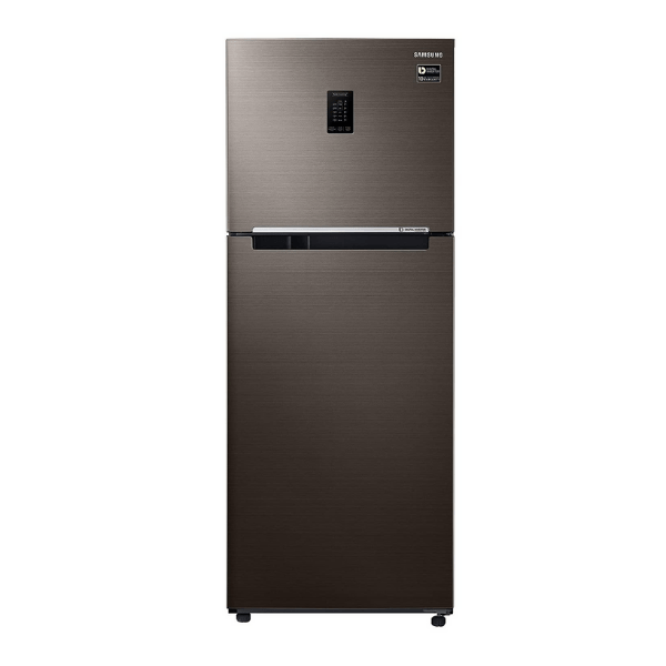 Samsung 386 L (RT39T5C3EDX/TL) 3 Star Inverter Frost-Free Double Door Refrigerator, Luxe Brown