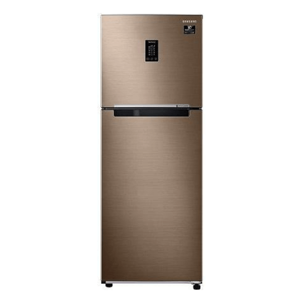 Samsung 314 L(RT34A4632DU/HL) 2 Star Inverter Frost Free Double Door Refrigerator, LUXE Bronze