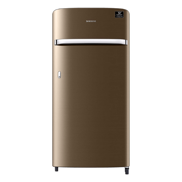 Samsung 198 L 3 Star Direct-Cool Single Door Refrigerator (RR21T2G2YDU/HL, Luxe Gold)