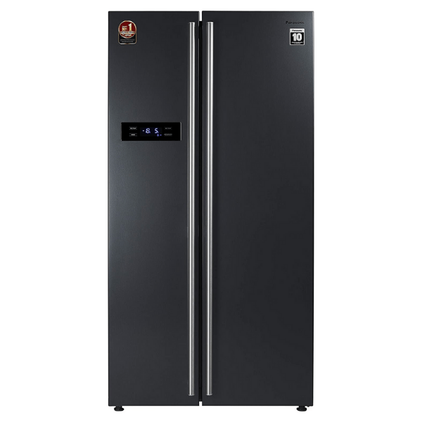 Panasonic 584 L with Inverter Side by Side Refrigerator (NR-BS60VKX1, Dark Grey)