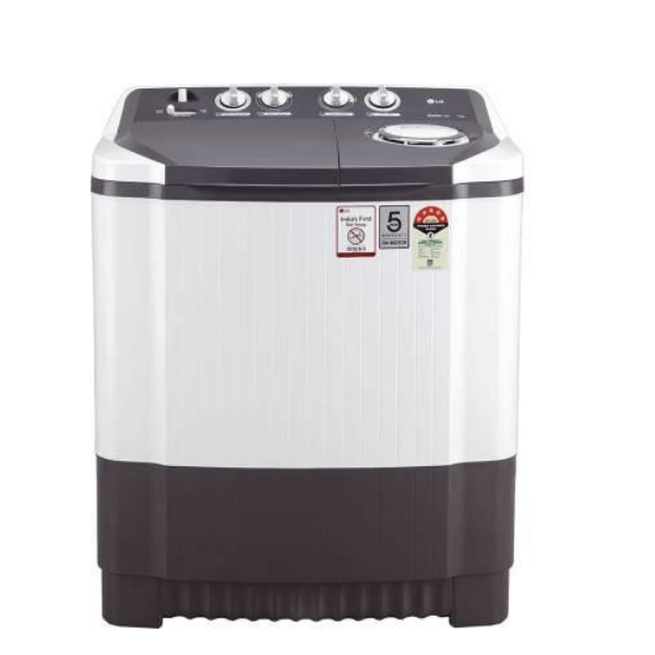 LG P7530SGAZ 7.5 Kg 3 Star Semi-Automatic Top Loading Washing Machine Color: Dark Gray
