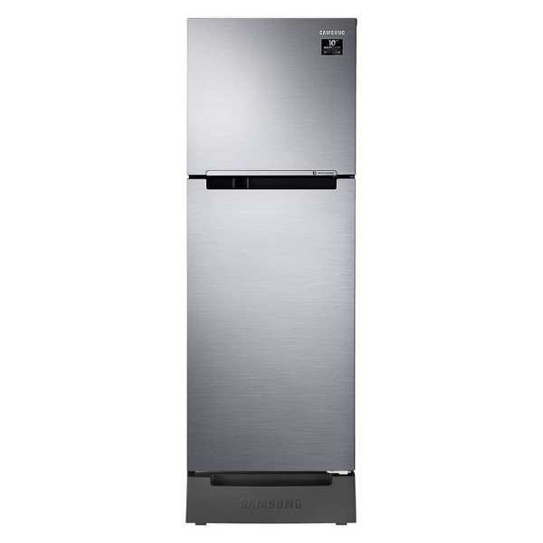 Samsung RT28T3122S9/HL 253 L 2 Star Inverter Frost-Free Double Door Refrigerator, Base Stand with Drawer