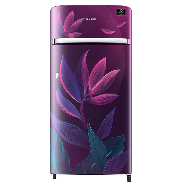 Samsung RR21T2G2W9R/HL 198 L 5 Star Inverter Single Door Refrigerator, Paradise Purple