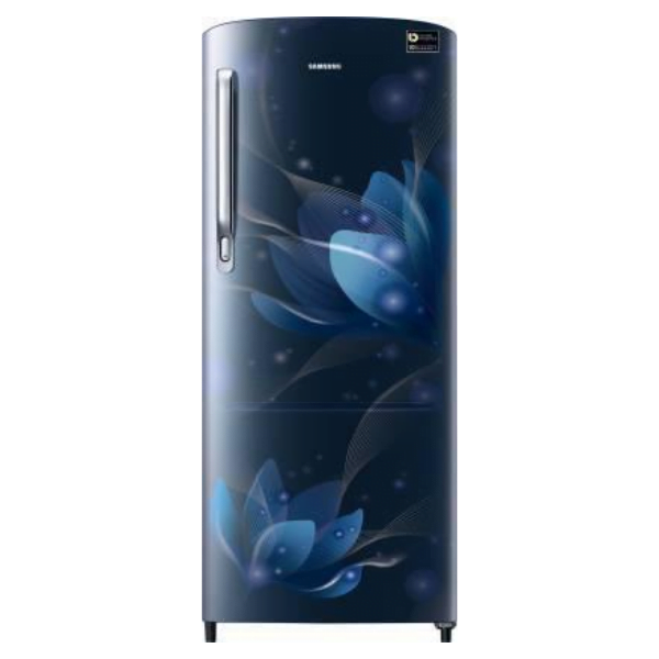 Samsung RR20T272YU8/NL, 192 L 3 Star Inverter Direct-Cool Single Door Refrigerator (Saffron Blue)