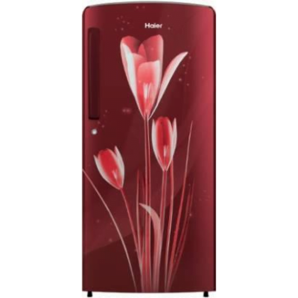 Haier 192 L 2 Star (2020) Direct Cool-Single Door Refrigerator HRD-1922CRL-E, Red Lily