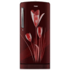 Haier 192 L Direct Cool Single Door 3 Star Refrigerator with Base Drawer (Red Lily, HRD-1923PRL-E)
