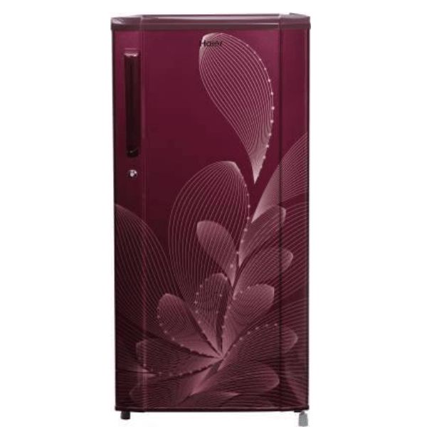 Haier 181 L (HRD-1812BRO-E) Direct Cool Single Door 2 Star Refrigerator, Red Ornate