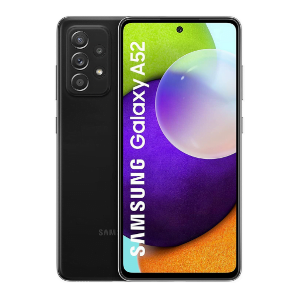 Samsung Galaxy A52 (Black, 8GB RAM, 128GB Storage)