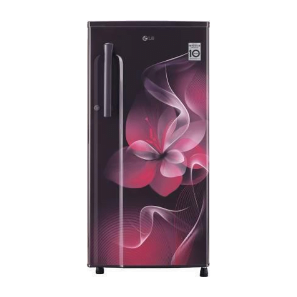 LG GL-B191KPDX, 188 L 3 Star Inverter Direct-Cool Single Door Refrigerator (Purple Dazzle)