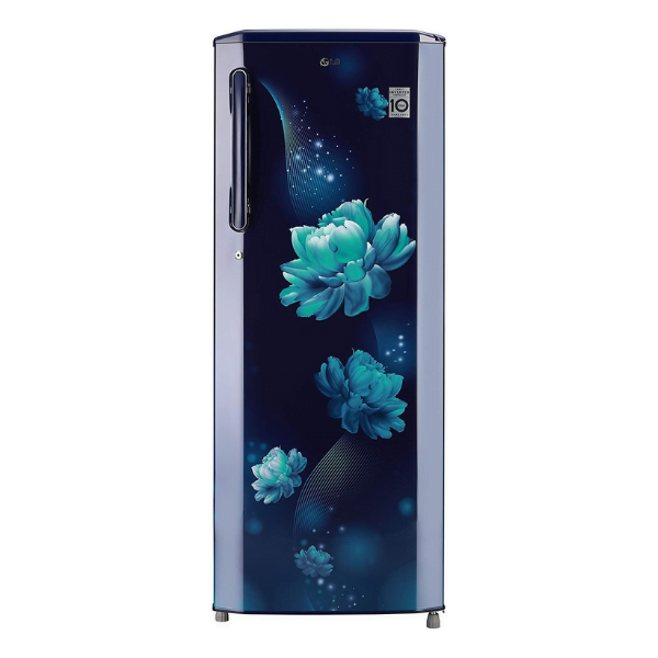 LG (GL-B281BBCX) 270 L 3 Star Inverter Direct-Cool Single Door Refrigerator, Blue Charm
