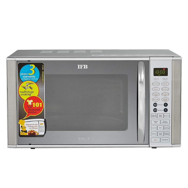 IFB 30 L (30SC4) Convection Microwave Oven, Metallic Silver