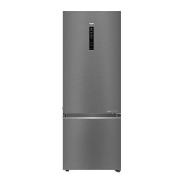 Haier HRB-3664BS-E (346L) Double Door Fross Free Bottom Mounted Refrigerator, Brushing Silver