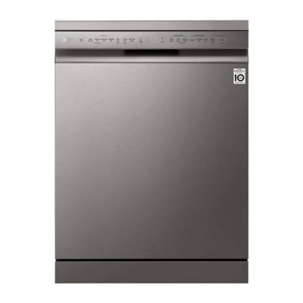 LG DFB424FP Free Standing 14 Place Settings Dishwasher (Silver)