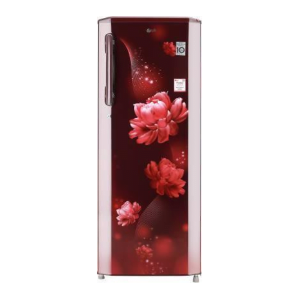 LG GL-B281BSCX (270 L) 3 Star Inverter Single Door Refrigerator, Scarlet Charm