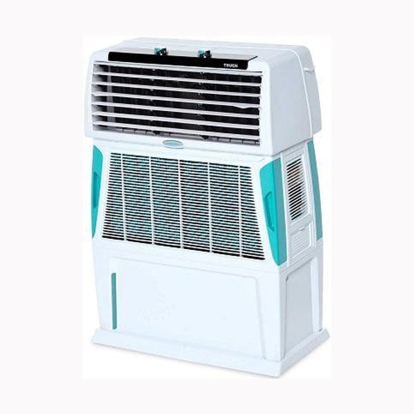 Symphony Touch 80 Room Air Cooler 80-litres, 4-Side Cooling Pads, Fully closable louvers (White)