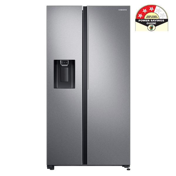 Samsung 676 L Side by Side Refrigerator (RS74R5101SL, Silver)